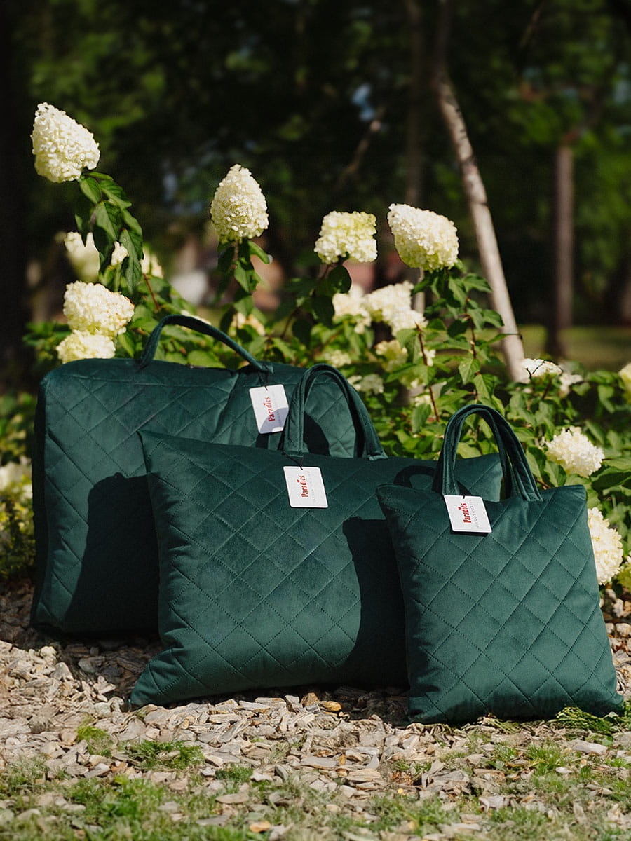 zielone eleganckie torby na poduszki.jpg